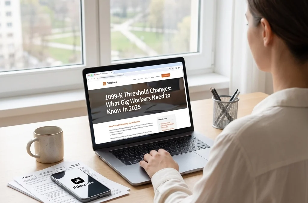 1099-K Threshold Changes: What Gig Workers Need to Know in 2025