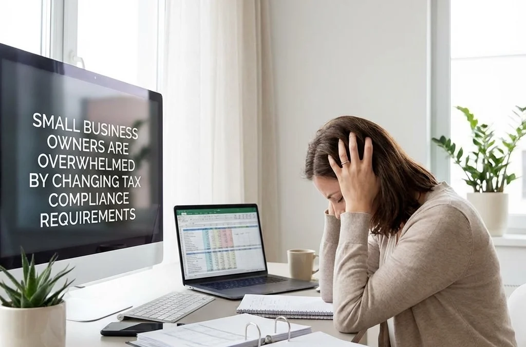 Small Business Owners Are Overwhelmed by Changing Tax Compliance Requirements