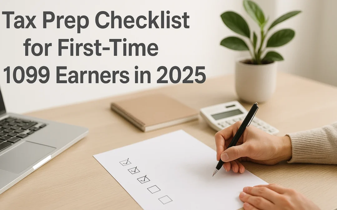 Tax Prep Checklist for First-Time 1099 Earners in 2025