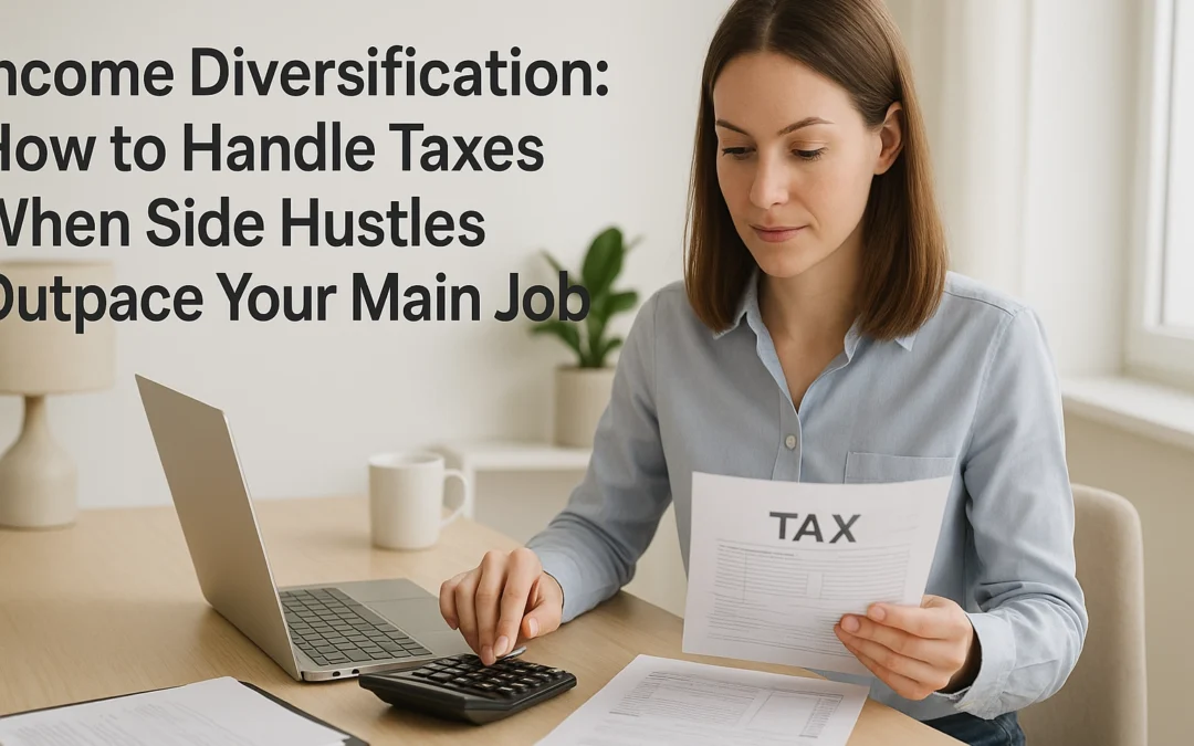 Income Diversification: How to Handle Taxes When Side Hustles Outpace Your Main Job