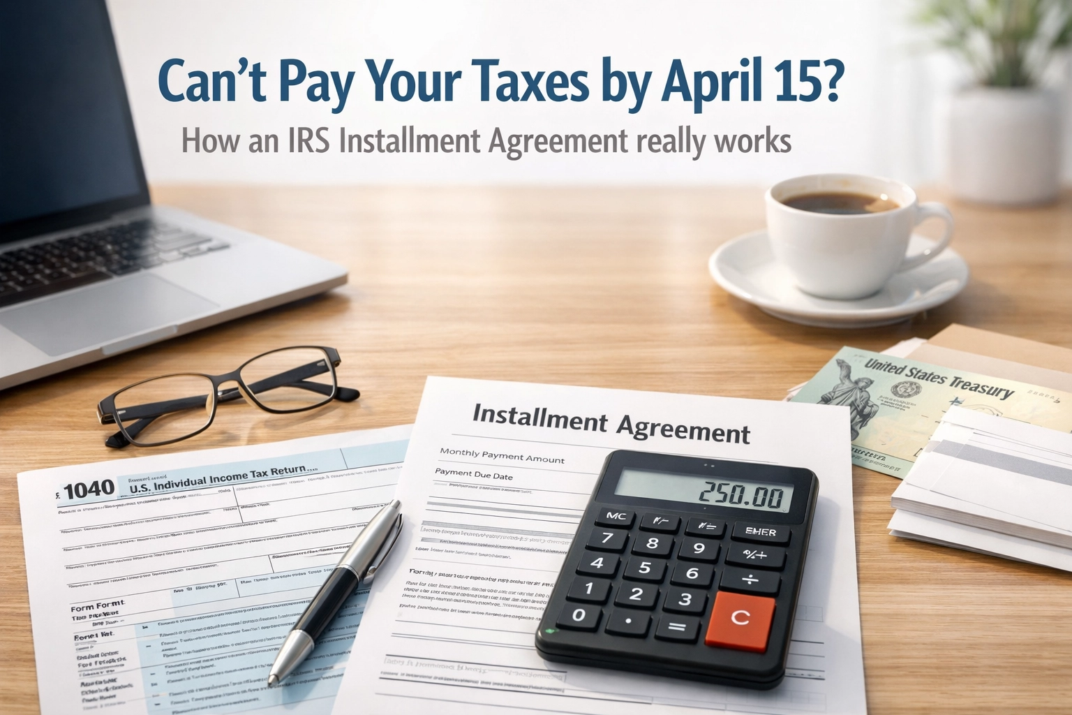Can’t Pay Your Taxes by April 15? How an IRS installment agreement really works