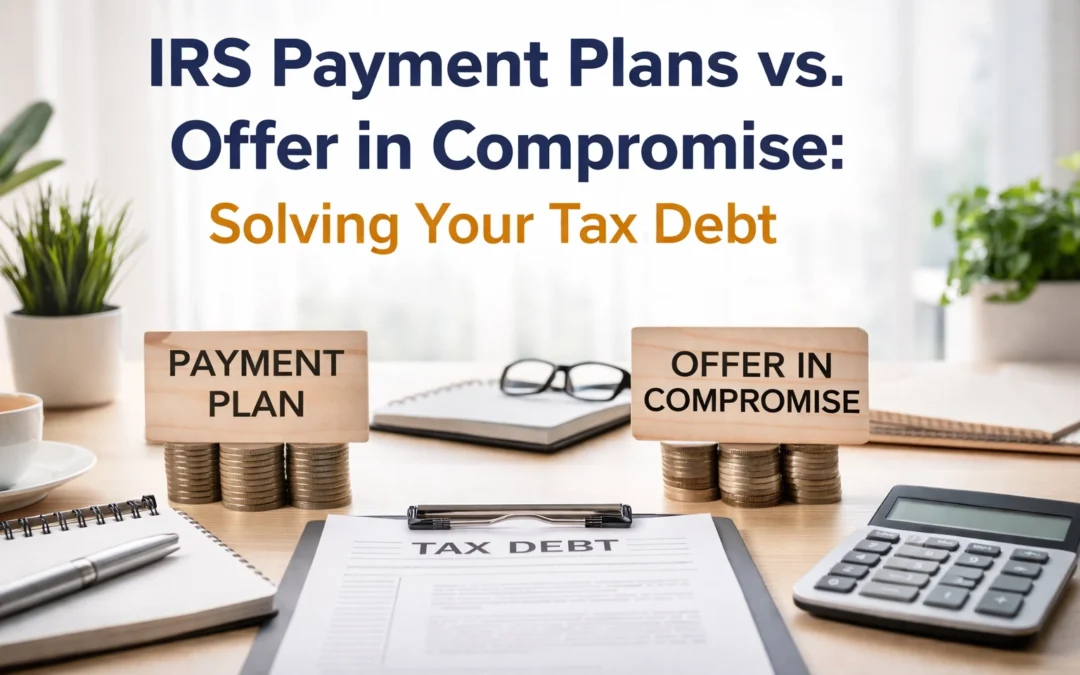 IRS Payment Plans vs. Offer in Compromise: Solving Your Tax Debt