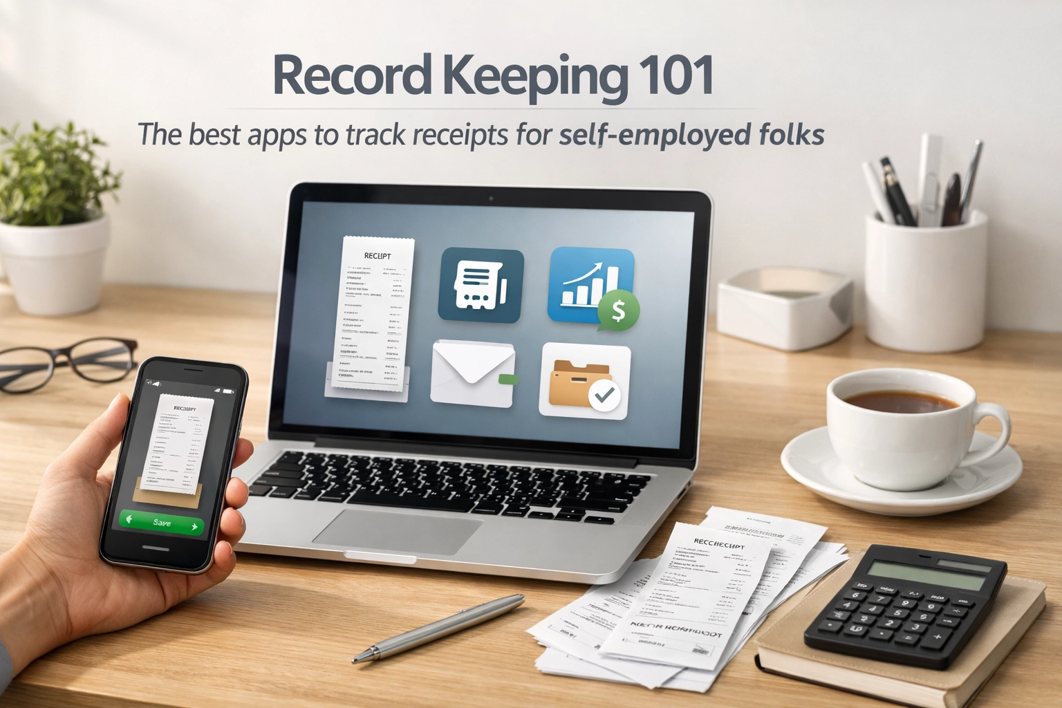 Record Keeping 101: The best apps to track receipts for self-employed folks