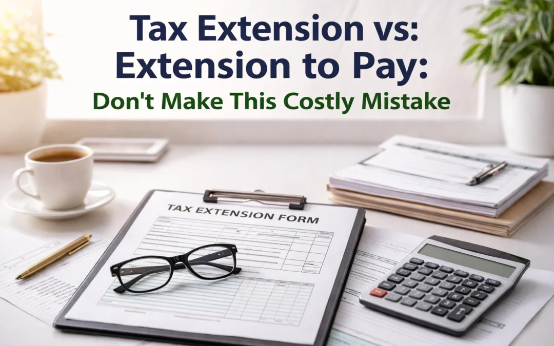 Tax Extension vs. Extension to Pay: Don't Make This Costly Mistake