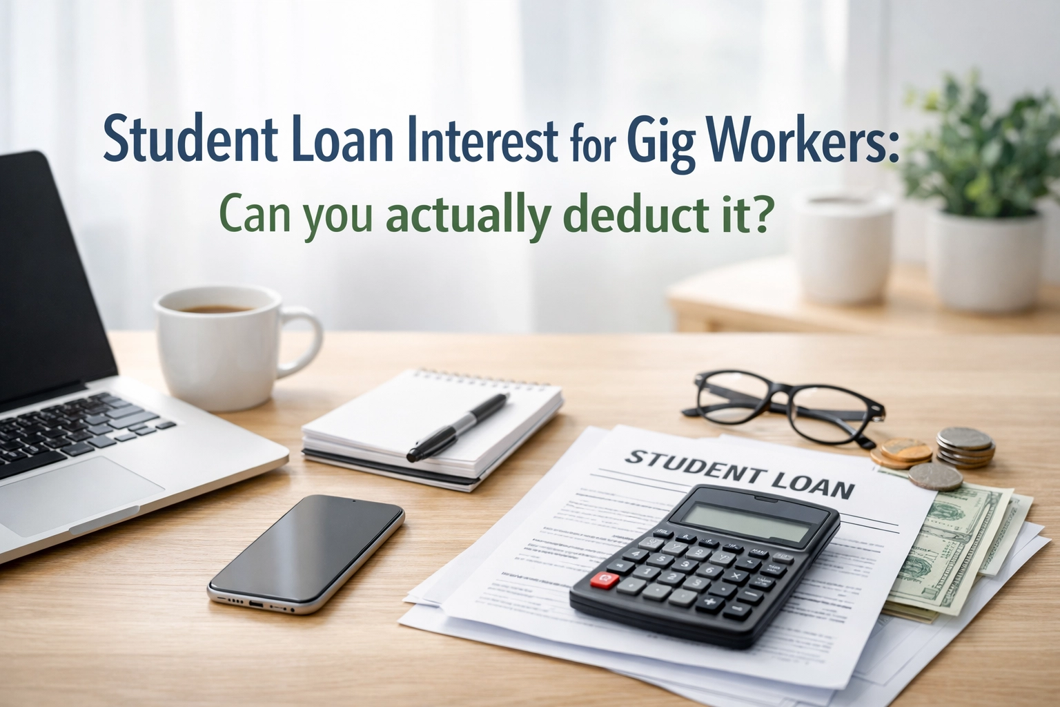 Student Loan Interest for Gig Workers: Can you actually deduct it?
