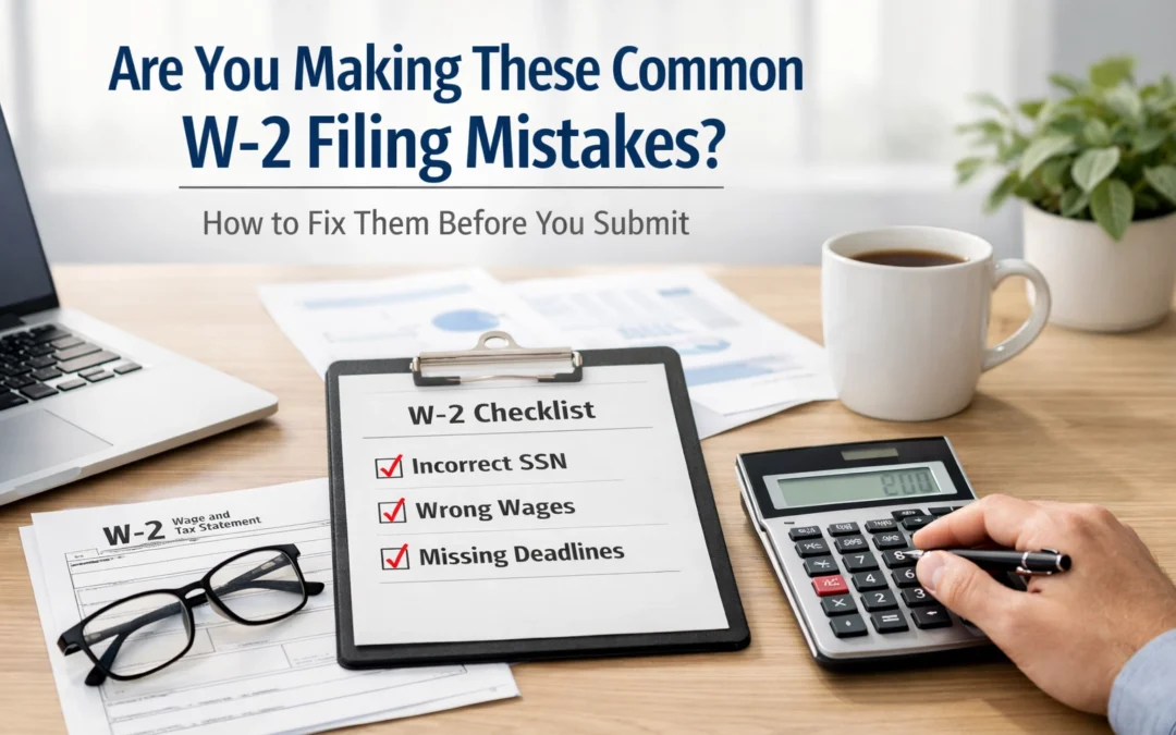 Are You Making These Common W-2 Filing Mistakes? How to Fix Them Before You Submit