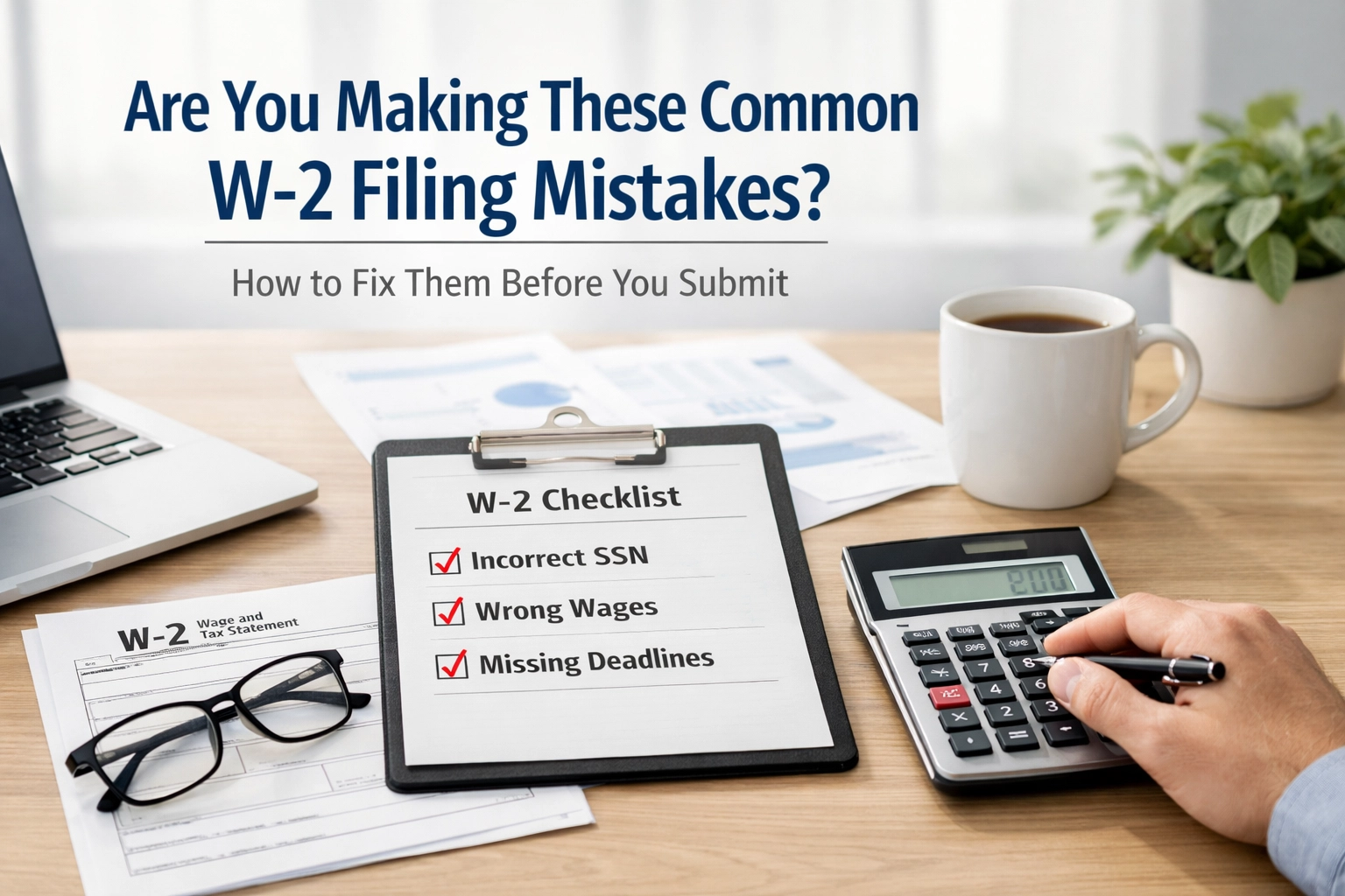 Are You Making These Common W-2 Filing Mistakes? How to Fix Them Before You Submit