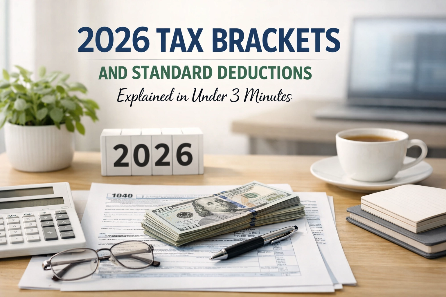 2026 Tax Brackets and Standard Deductions Explained in Under 3 Minutes