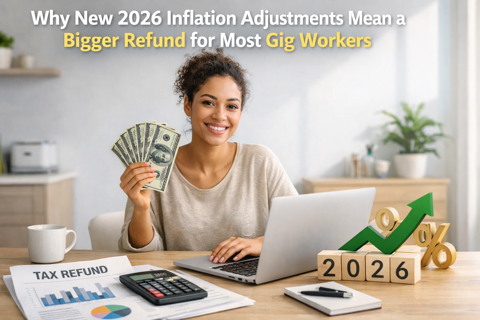 Why New 2026 Inflation Adjustments Mean a Bigger Refund for Most Gig Workers