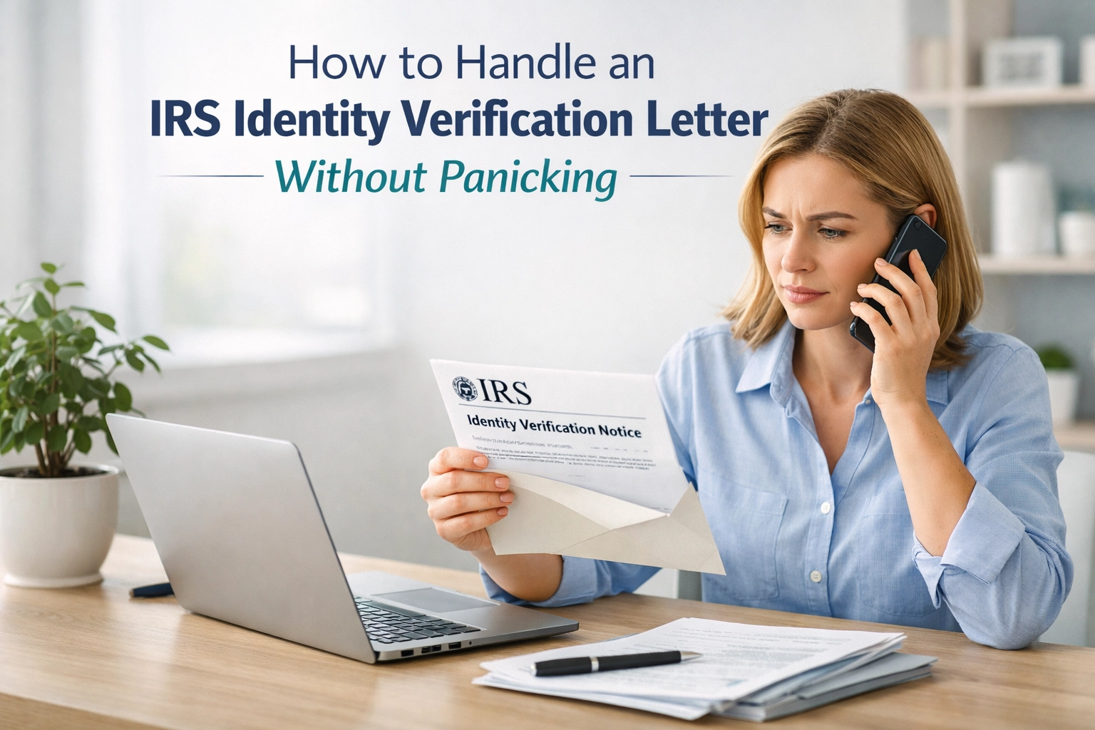 How to Handle an IRS Identity Verification Letter Without Panicking